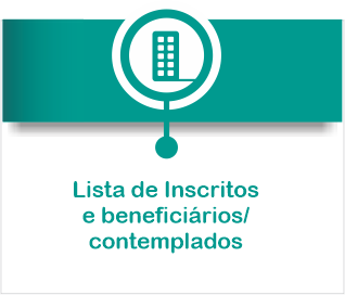 lista de inscritos e beneficiados contemplados